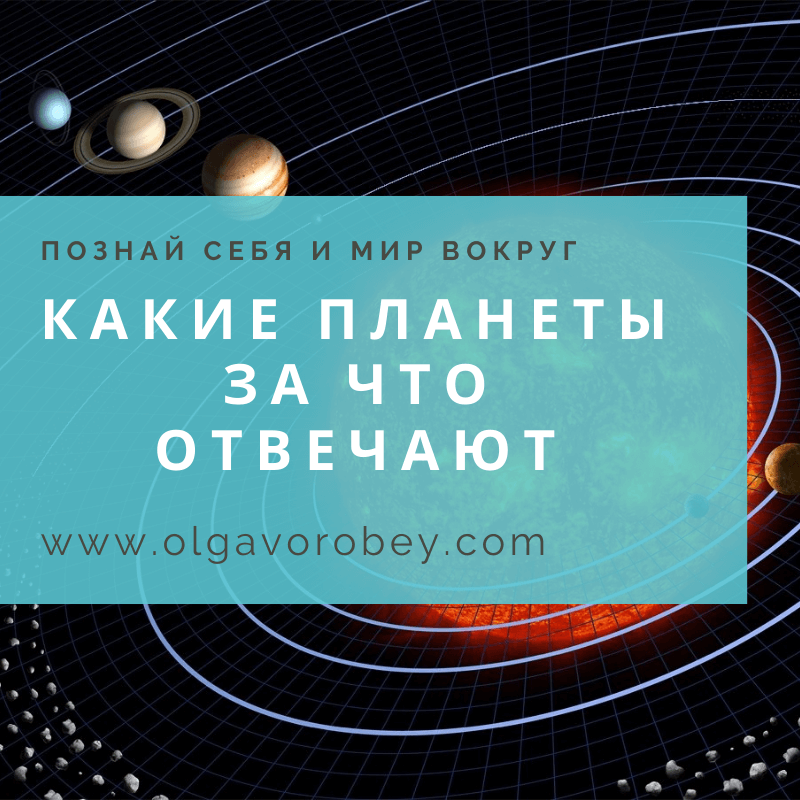 КАКИЕ планеты за ЧТО отвечают - Астропсихолог Ольга Воробей